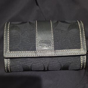 Coach Black Wallet